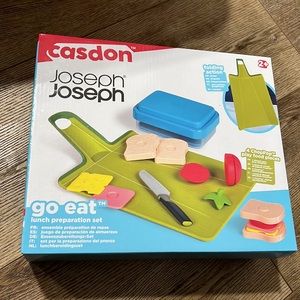 Montessori Cutting practice NIB Casdon Joseph Joseph GoEat | Toy Lunch Prep Set